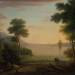 Classical Landscape with Figures and Animals: Sunset